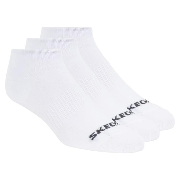 Skechers 3pk Unisex Non Terry No Show S114041-100