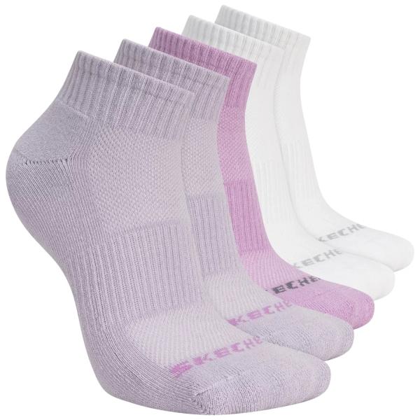 Skechers 5pk Unisex 1/2 Terry Qtr Crew S602095-501