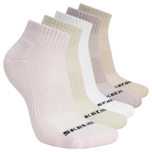 Skechers 5pk Unisex 1/2 Terry Qtr Crew S602095-680