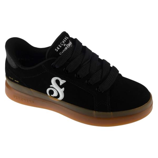 Skechers Slip-Ins Suede Snoop Cupsole Sneaker 186100-BKW