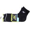 Skechers 3pk Mens Qtr Prem Basic Socks S119050H-BLK