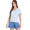 Skechers Signature V-Neck Tee TP167-SWBL