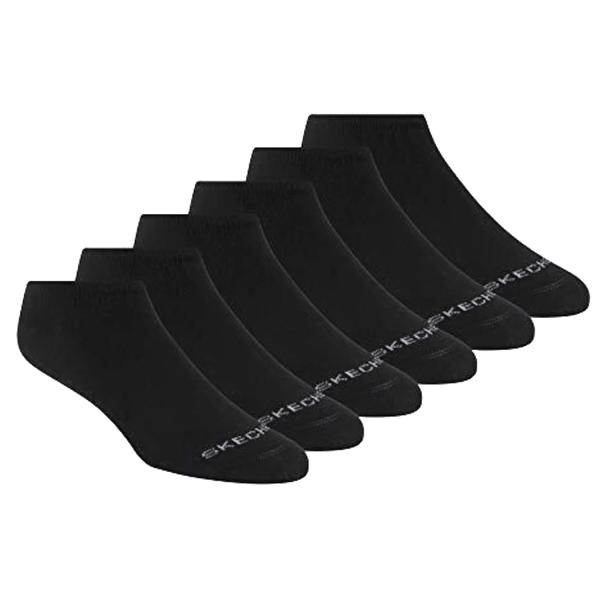 Skechers 6pk Womens Cotton Nshw Socks S116979-BLK