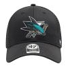 47 Brand NHL San Jose Sharks Branson Cap H-BRANS22CTP-BK