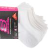Skechers 6pk Girls Cotton Ns Socks S117880-WHT