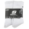 Skechers 6pk Core Crew LG Socks S118220-WHT
