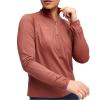 Hoka W GlideTech Quarter Zip Longsleeve 1164155-ROUG