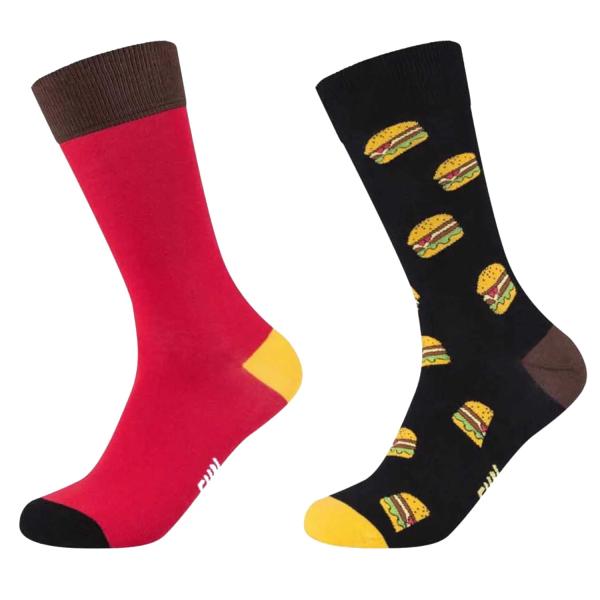 FUNSOCKS Motifs 2PPK Socks FU71113-3118