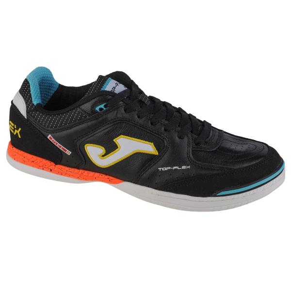 Joma Top Flex 2301 IN TOPS2301IN Χαμηλά Ποδοσφαιρικά Παπούτσια Σάλας Μαύρα